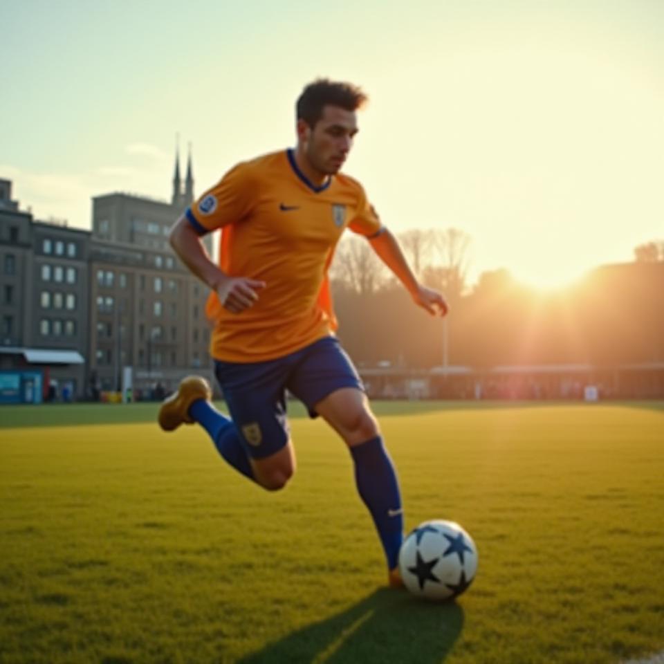 Football training in Dublin